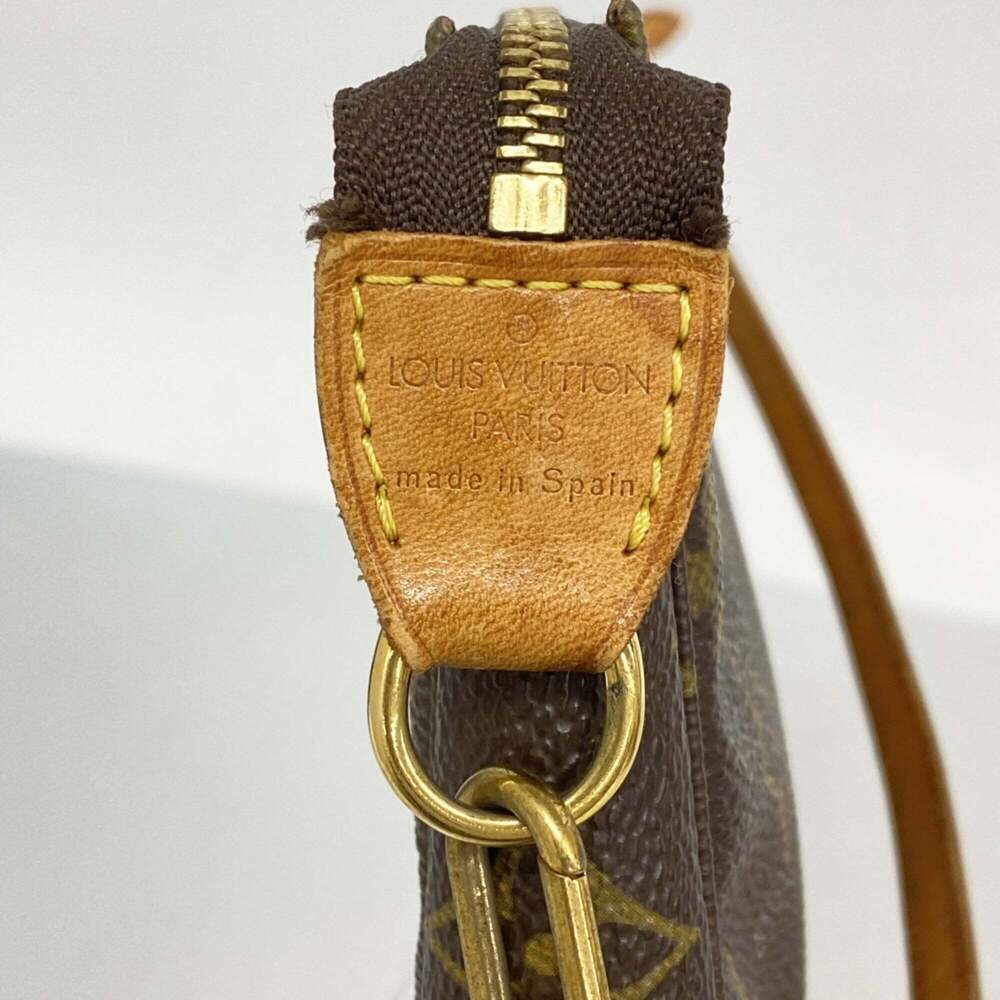 LOUIS VUITTON Brown Monogram Pochette Pouch - Picture 5 of 10